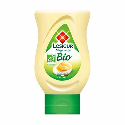LESIEUR Mayonnaise Squeeze Bio - 220g - GO DELIVERY