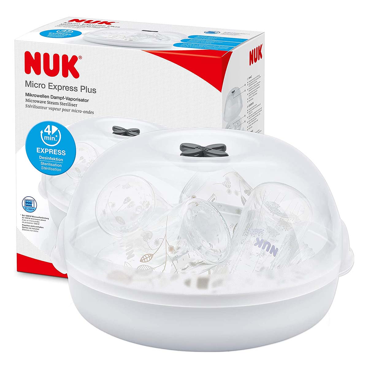 nuk micro express plus steam steriliser