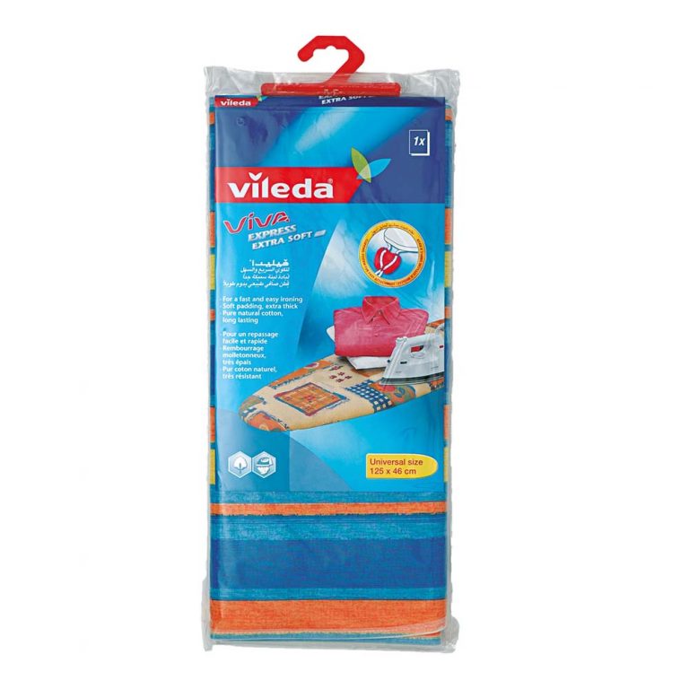 VILEDA IRONING BOARD COVER EXT SOFT 140 X 50 CM GO DELIVERY