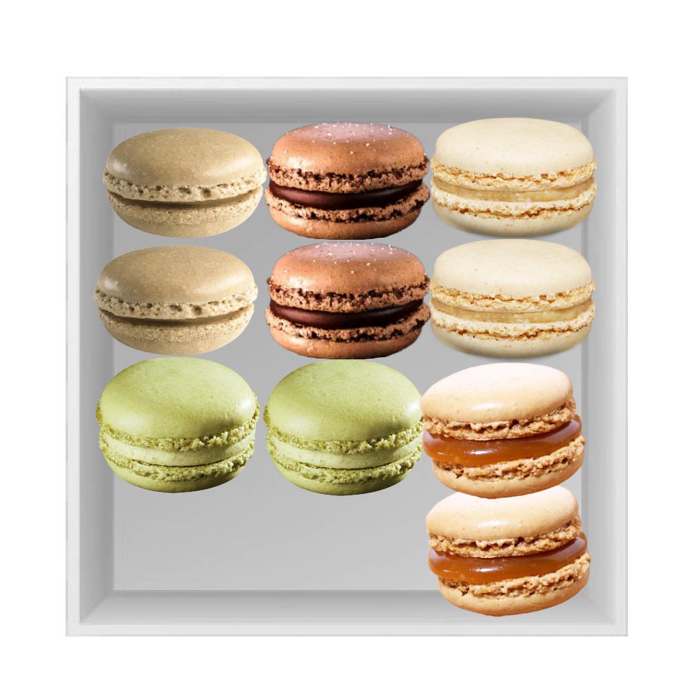 Macarons au café et au caramel