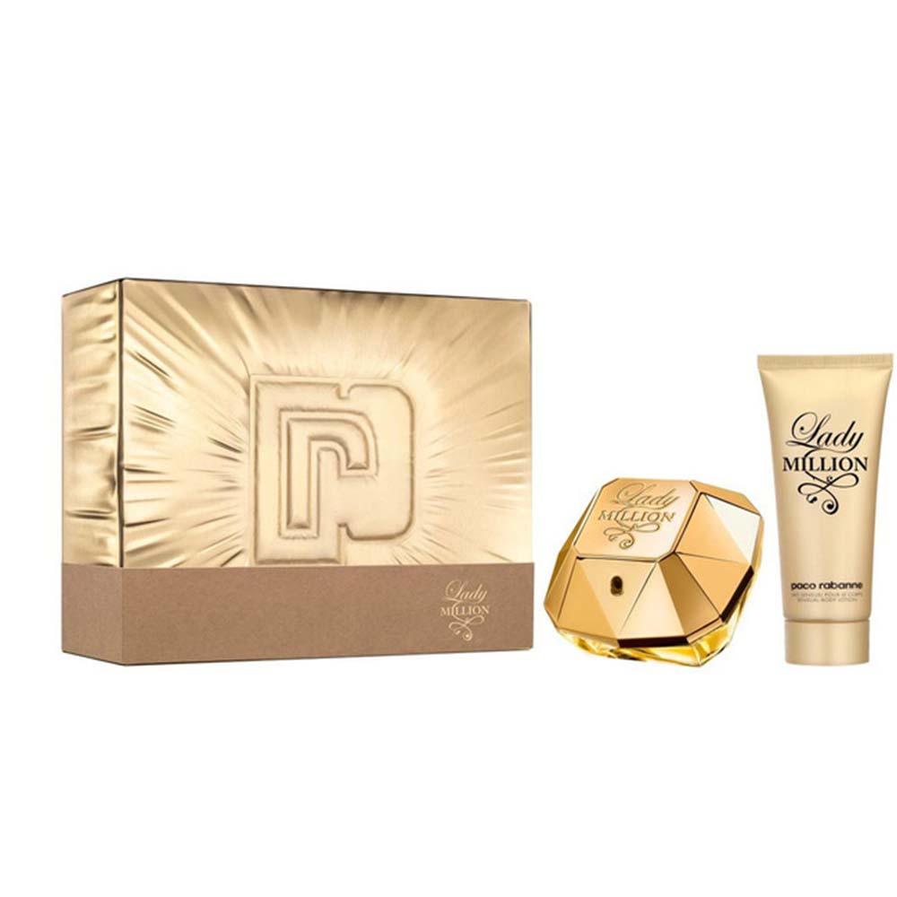 PACO RABANNE LADY MILLION EDP 80ml + BODY LOTION 100ml - GO DELIVERY