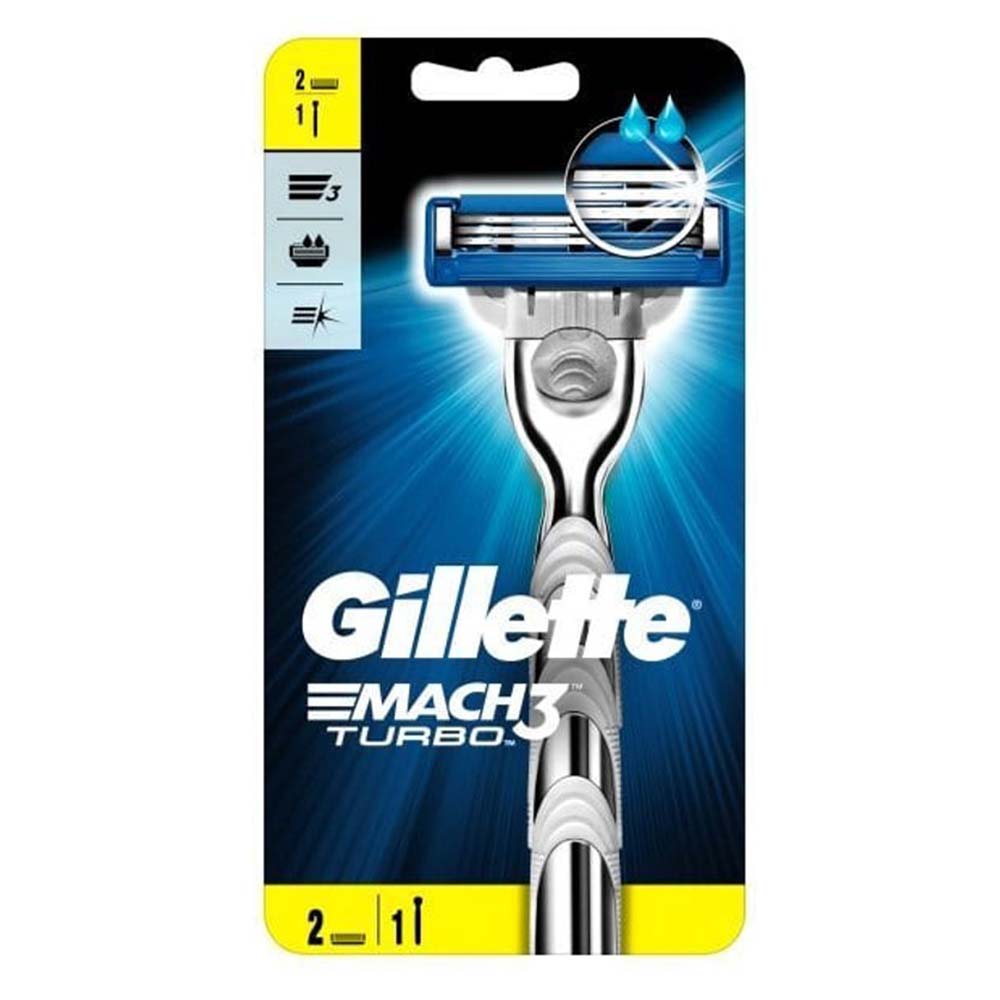 GILLETTE MACH3 TURBO RAZOR 2UP - GO DELIVERY