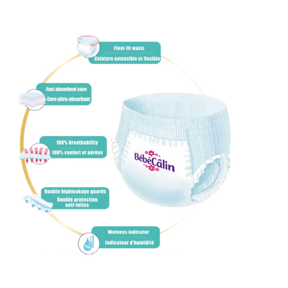 Bebecalin Sensitive Care Pants Junior 15kg 38 Pants In A Pack Go Delivery