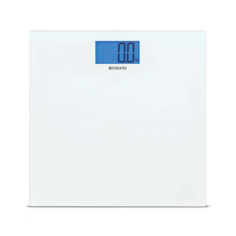 Brabantia Digital Bathroom Scales, Battery Powered White GO DELIVERY