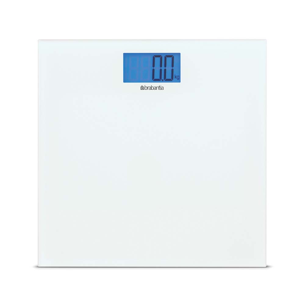 Brabantia Digital Bathroom Scales, Battery Powered White GO DELIVERY