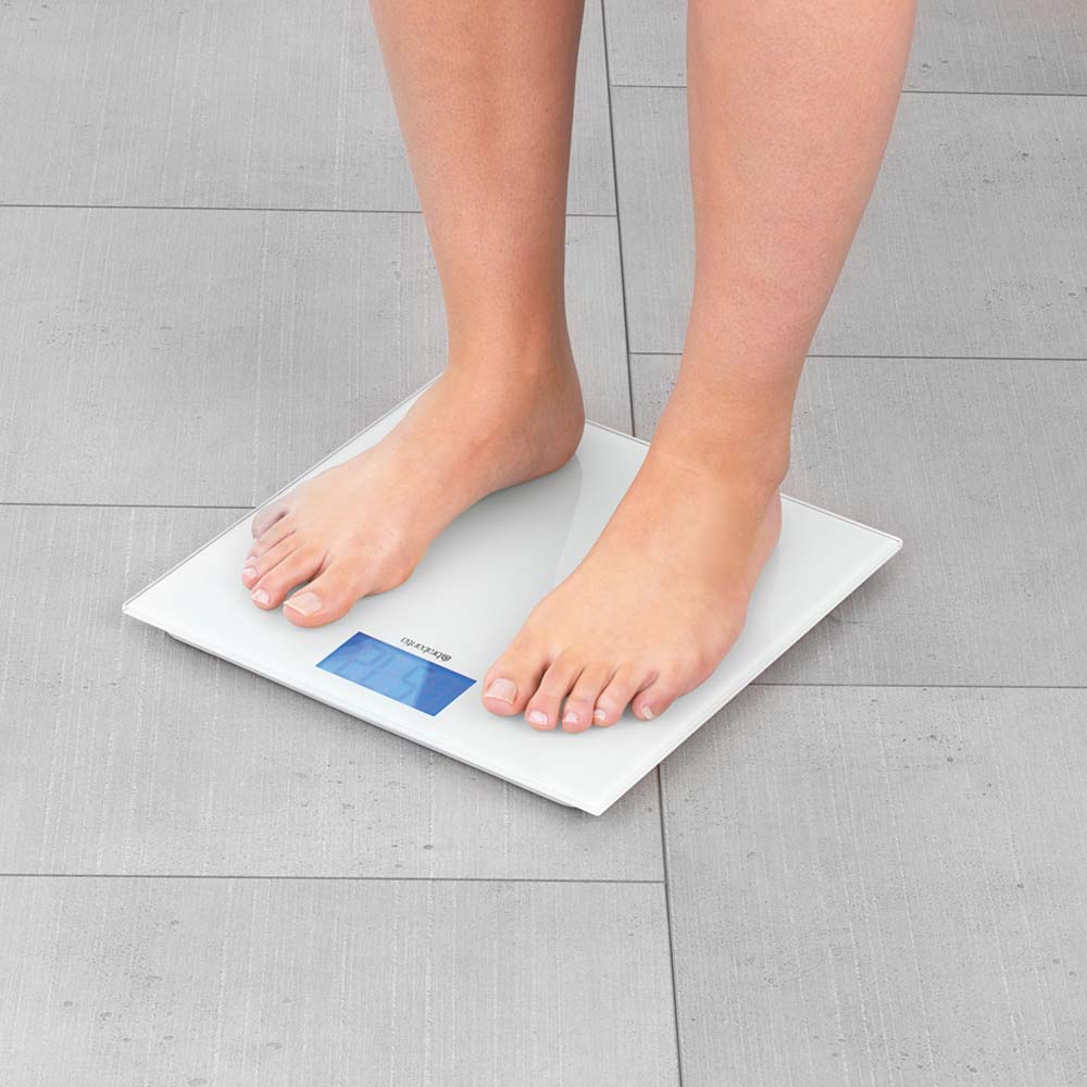 Brabantia Digital Bathroom Scales, Battery Powered White GO DELIVERY