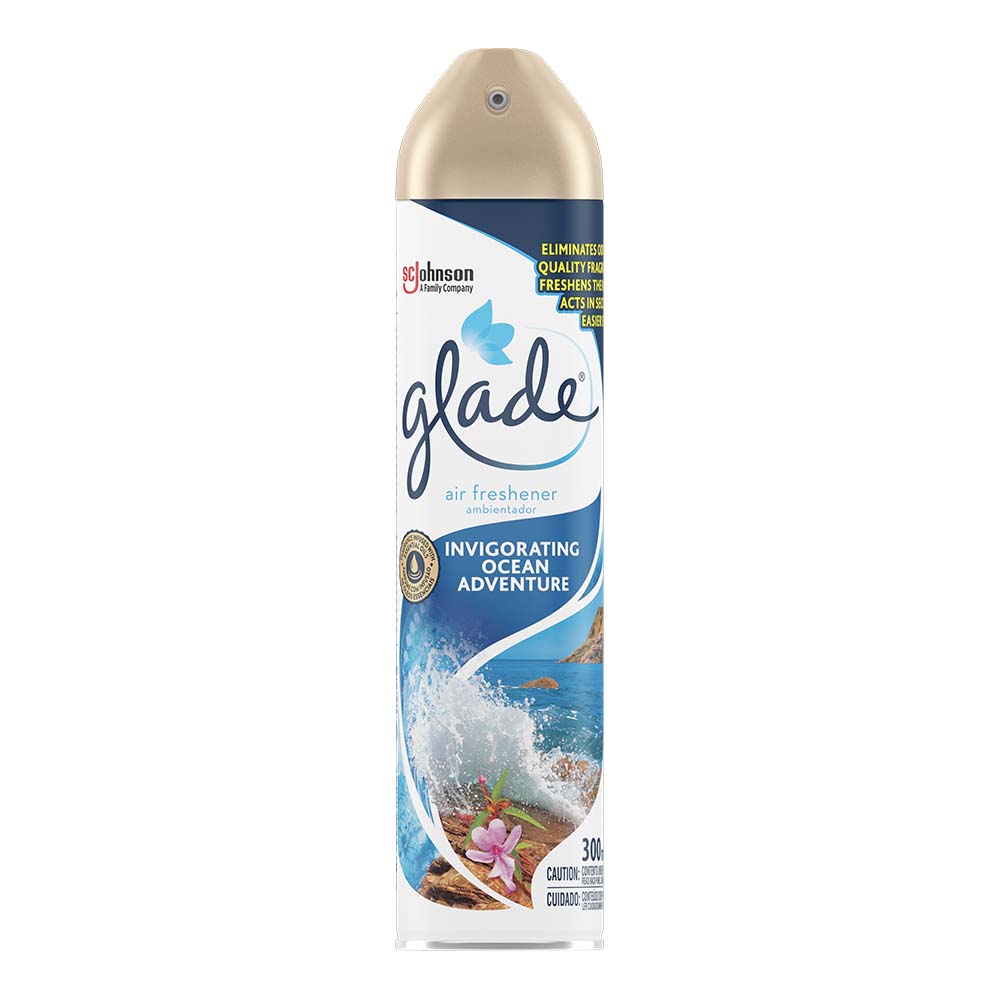 GLADE Aerosol Air Freshener Invigorating Ocean Adventure 300ml GO