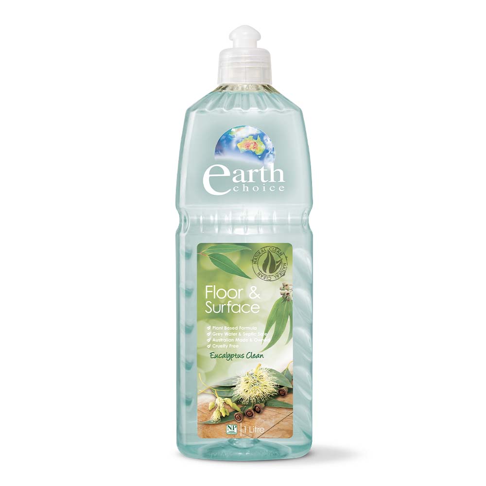EARTH CHOICE Floor & Hard Surface Cleaner Pure Eucalyptus 1L GO