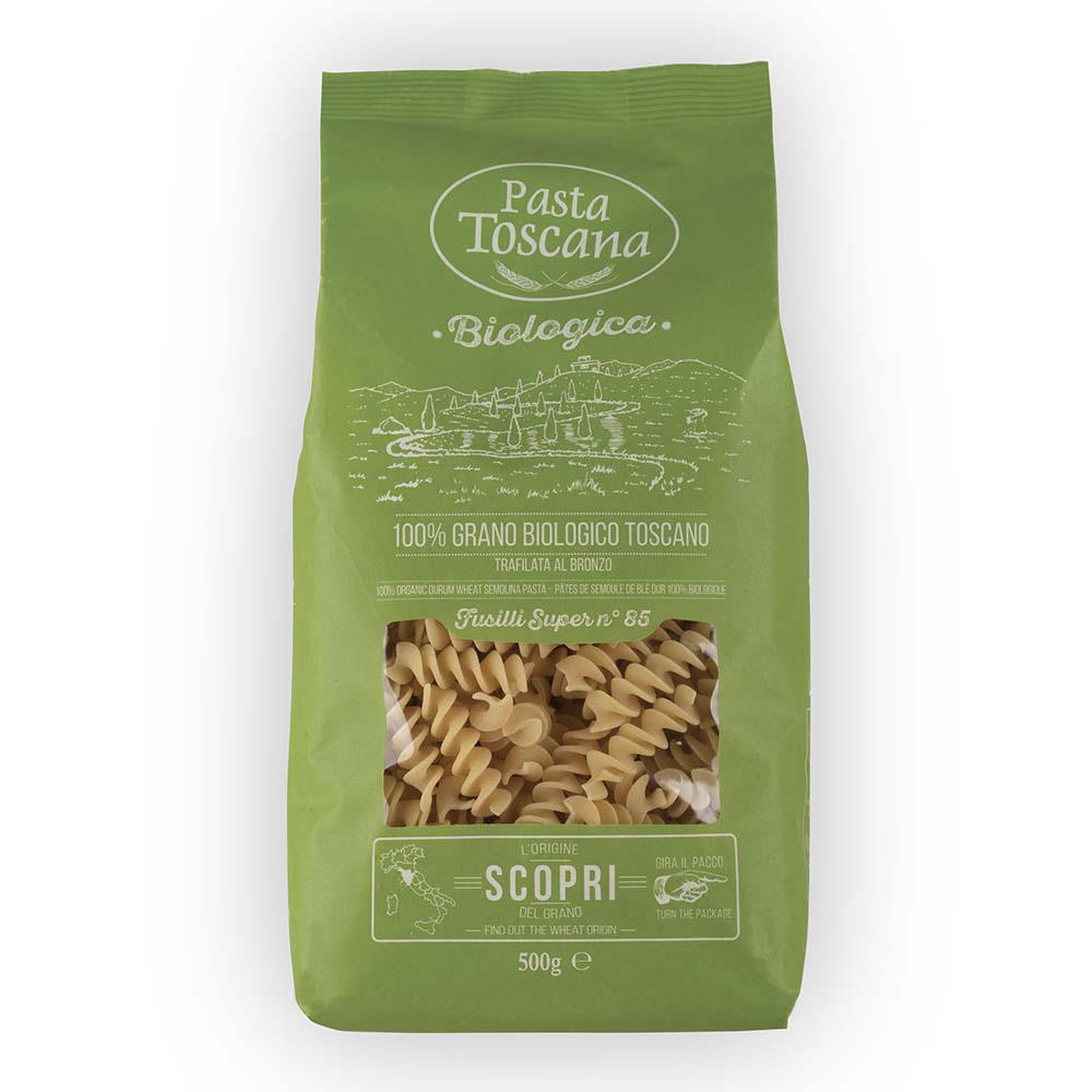 PASTA TOSCANA ORGANIC FUSILLI SUPER 500G GO DELIVERY