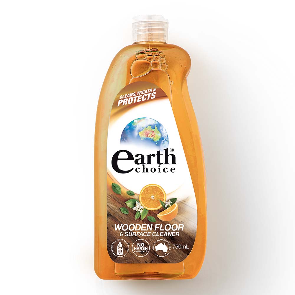 EARTH CHOICE All In 1 Wooden Floor & Surface Cleaner 750ml GO DELIVERY