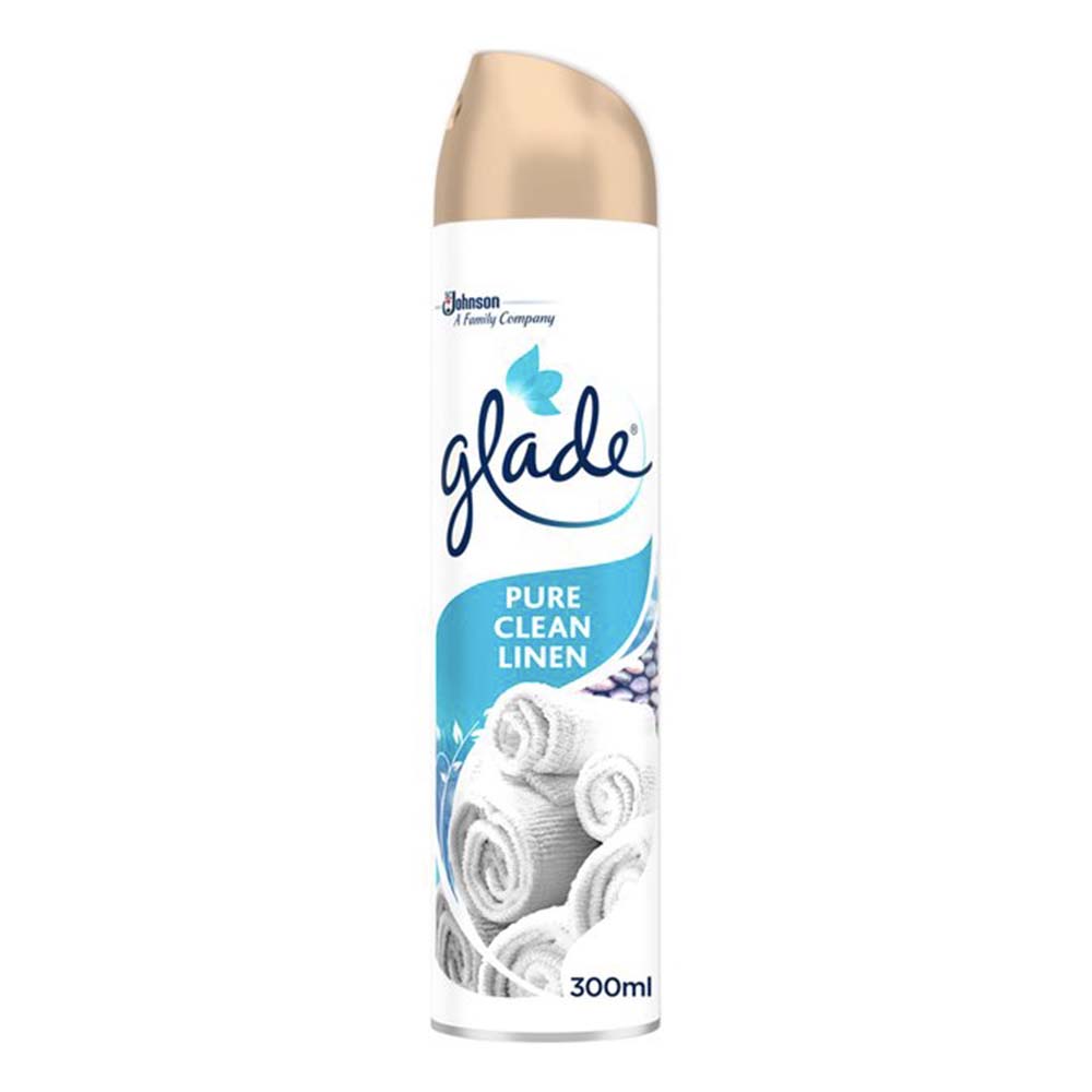 GLADE Aerosol Air Freshener Clean Linen 300ml GO DELIVERY