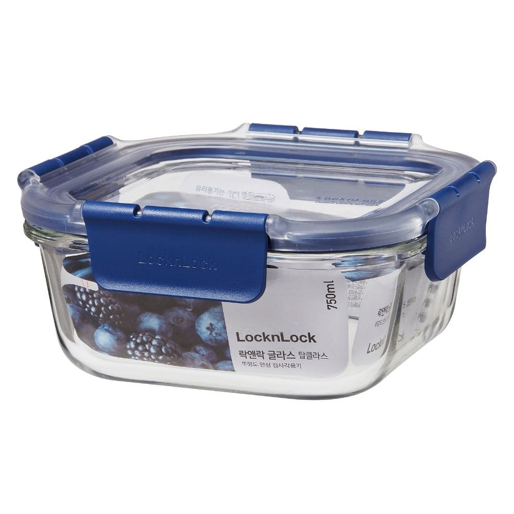 LOCK & LOCK Topclass OvenGlass Borosilicate Square LBG224 750ml GO