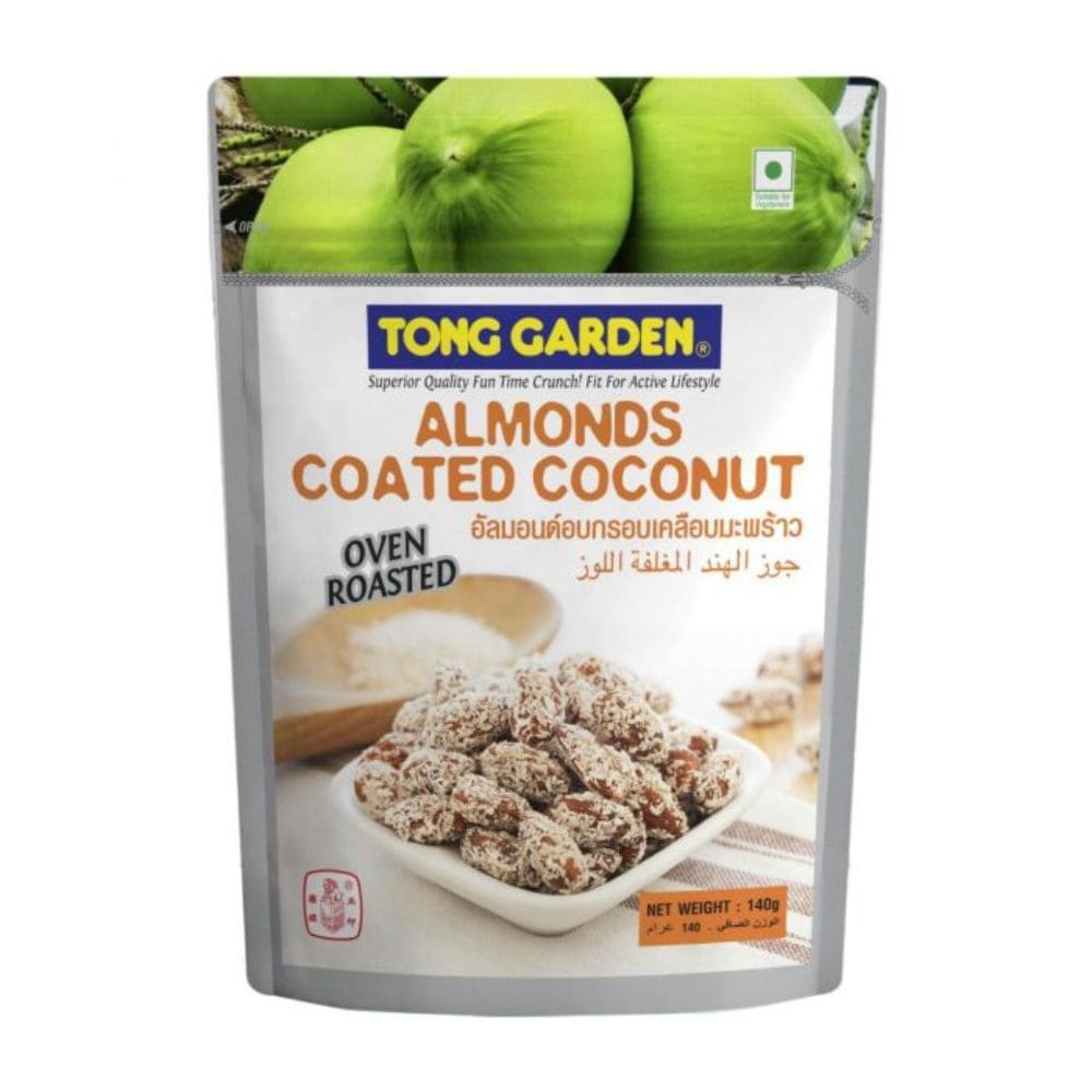 Tong Garden Almonds Coated Coconut 140g GO DELIVERY