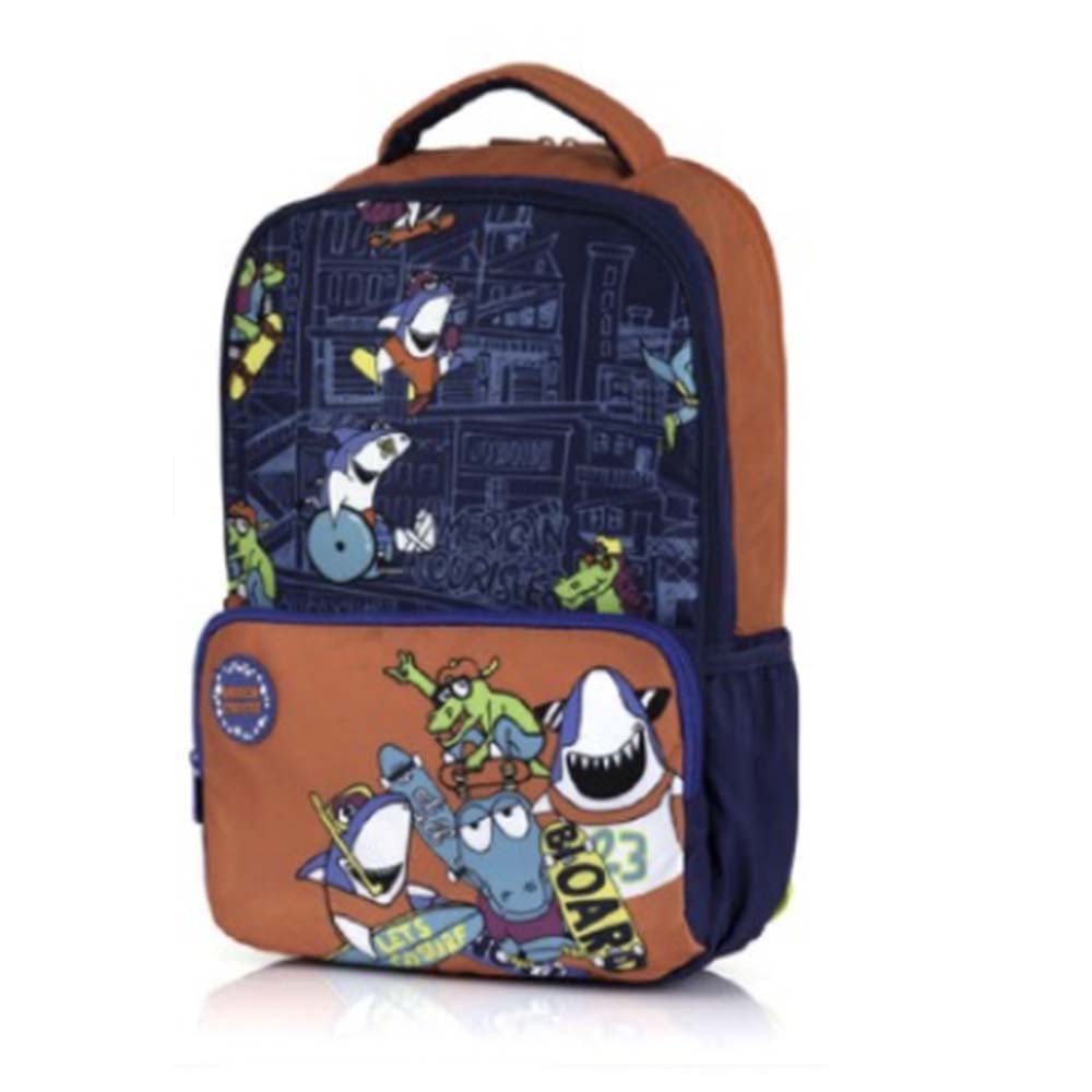 American Tourister DIDDLE BACKPACK 02 BLUE/ORANGE GO DELIVERY