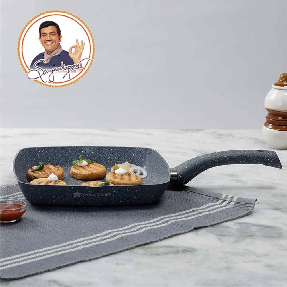 WONDERCHEF Granite Grill Pan 24cm GO DELIVERY