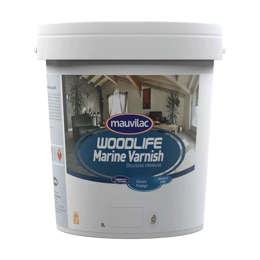 MAUVILAC Woodlife Marine Varnish Clear Matt GO DELIVERY