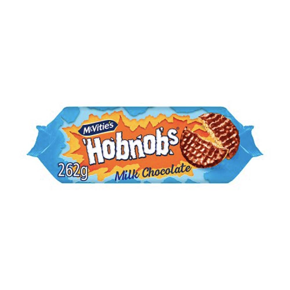 MCVITIE'S Hobnobs Milk Chocolate 262g GO DELIVERY