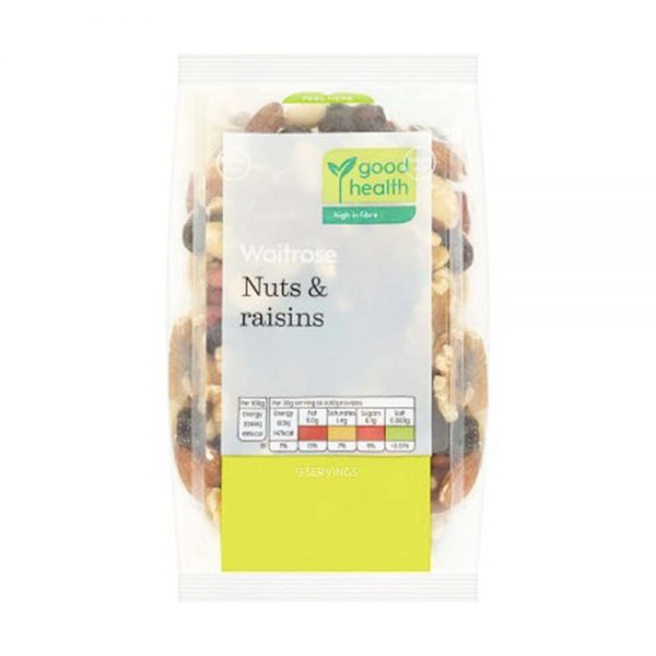 WAITROSE Nuts & Raisins Mix 270g GO DELIVERY