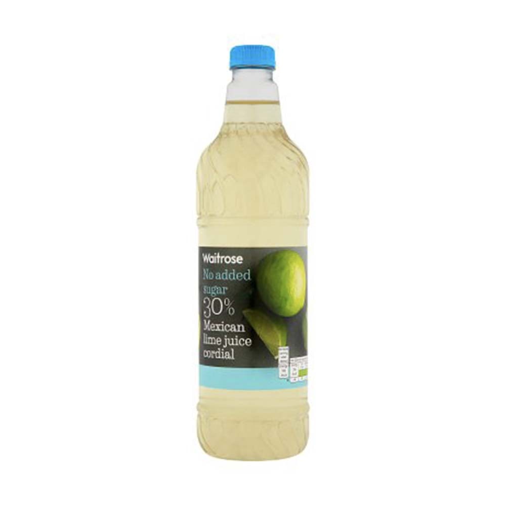 WAITROSE No Added Sugar Mexican Lime Cordial 1L GO DELIVERY