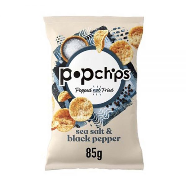 POPCHIPS Salt & Pepper Potato Chips 85g GO DELIVERY