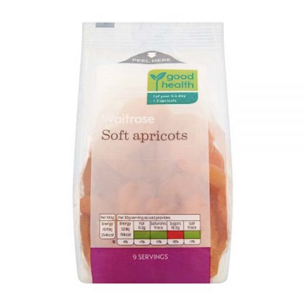 WAITROSE Soft Apricots 270g GO DELIVERY
