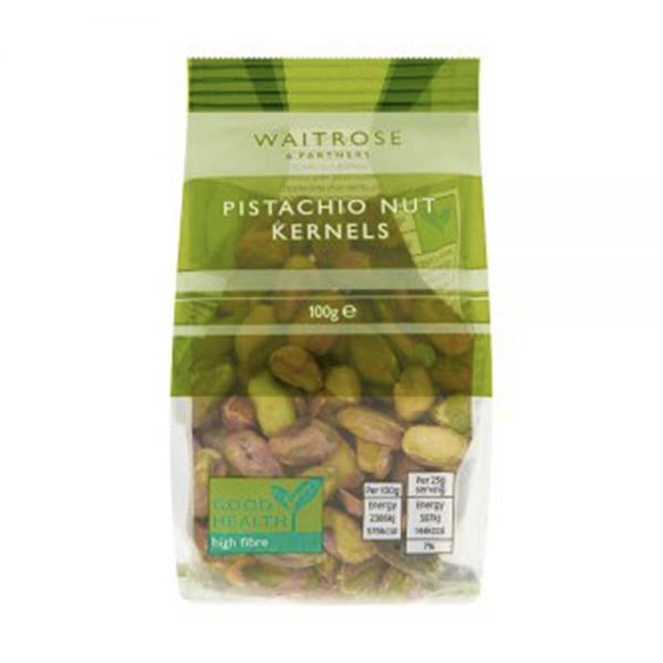 WAITROSE Pistachio Nut Kernels 100g GO DELIVERY