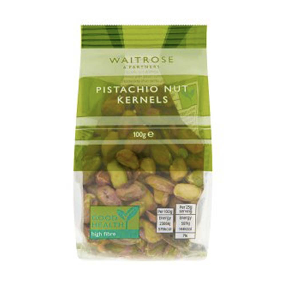 WAITROSE Pistachio Nut Kernels 100g GO DELIVERY