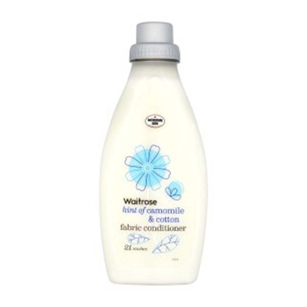WAITROSE Camomile & Cotton Fabric Conditioner 750ml GO DELIVERY