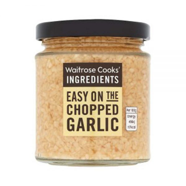 WAITROSE Cooks' Ingredients Chopped Garlic 190g GO DELIVERY