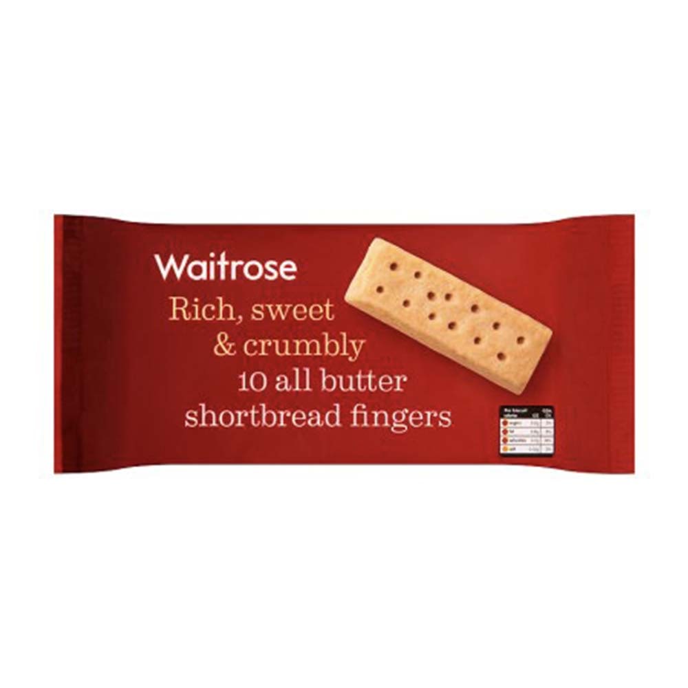 WAITROSE Shortbread Fingers - 200g - GO DELIVERY