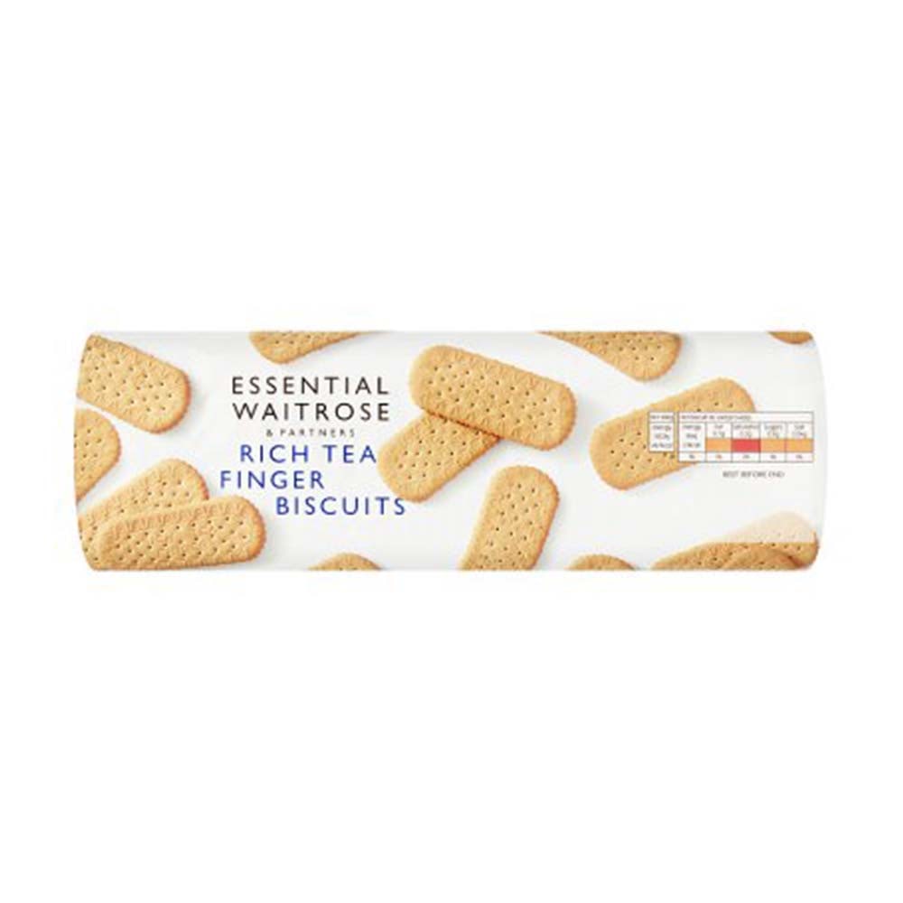 WAITROSE Essential Rich Tea Finger Biscuits 250g GO DELIVERY
