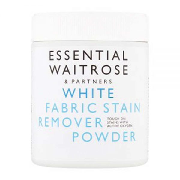 WAITROSE Essential White Fabric Stain Remover Powder 500g GO DELIVERY