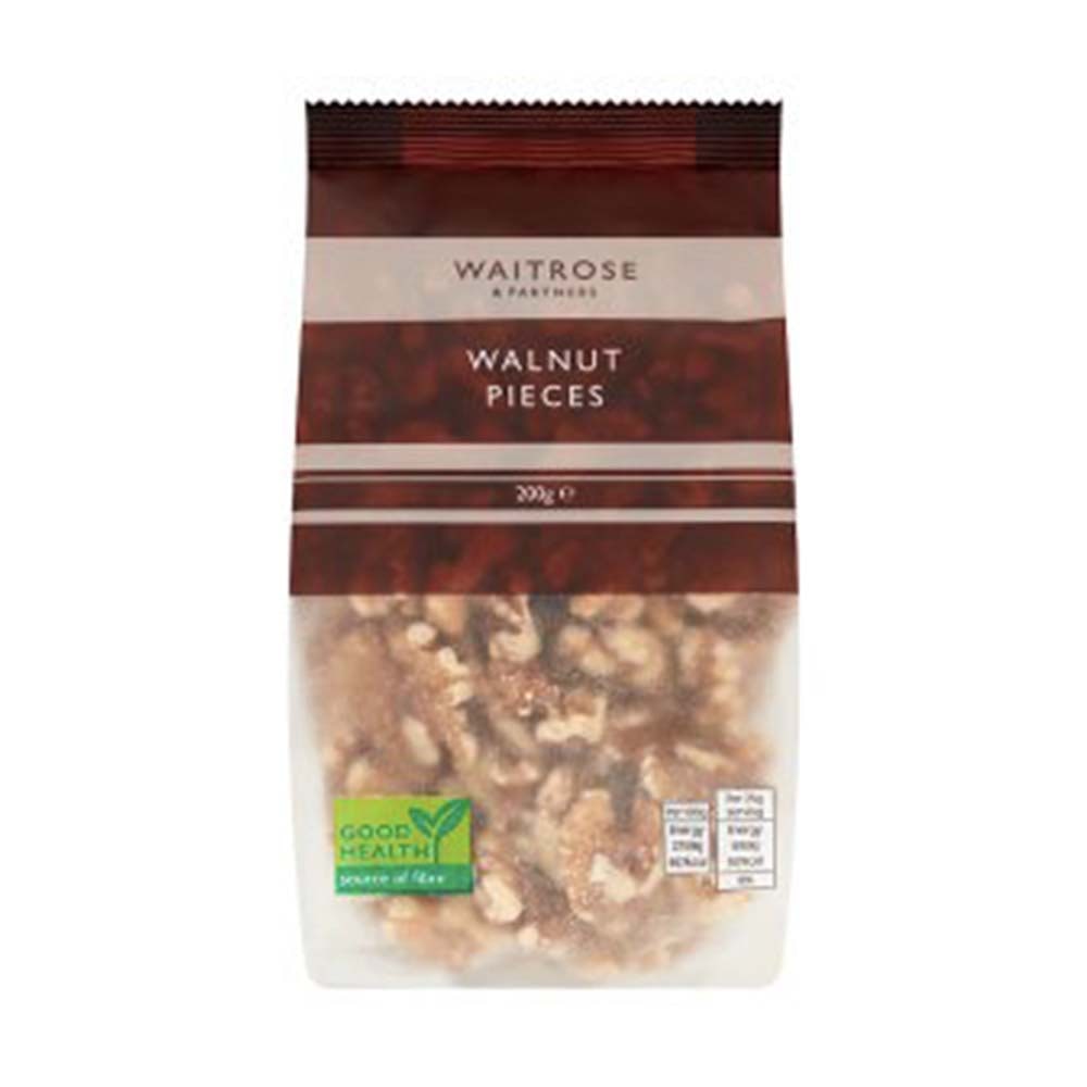 WAITROSE Walnut Pieces 200g GO DELIVERY