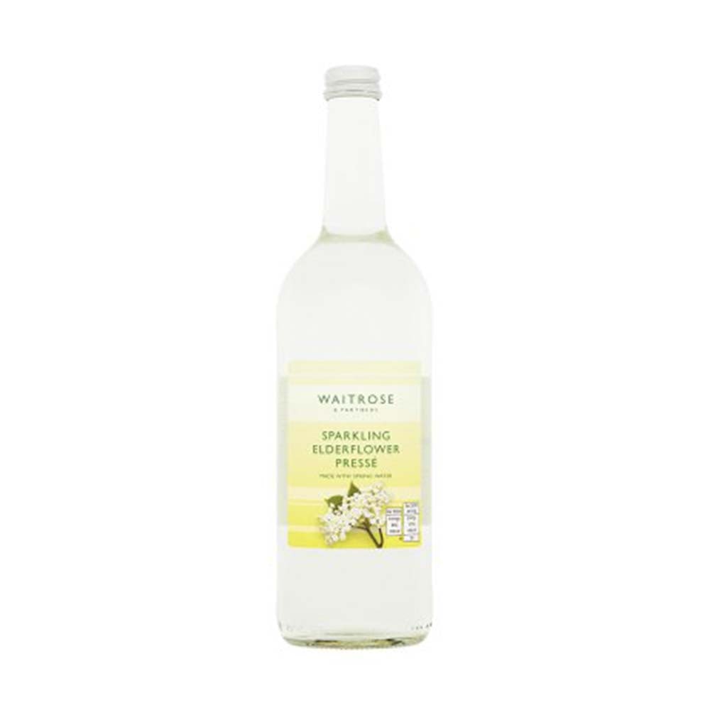 WAITROSE Sparkling Elderflower 750ml GO DELIVERY