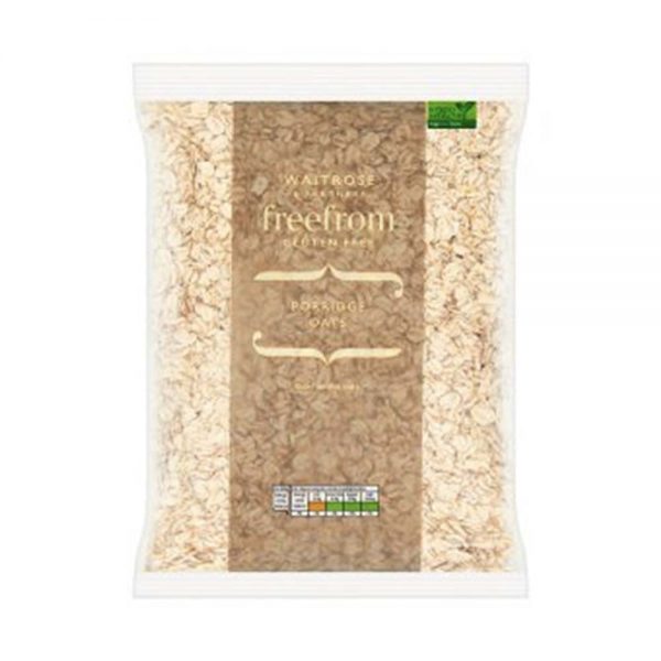 WAITROSE Free From Gluten Free Rolled Porridge Oats 1kg GO DELIVERY
