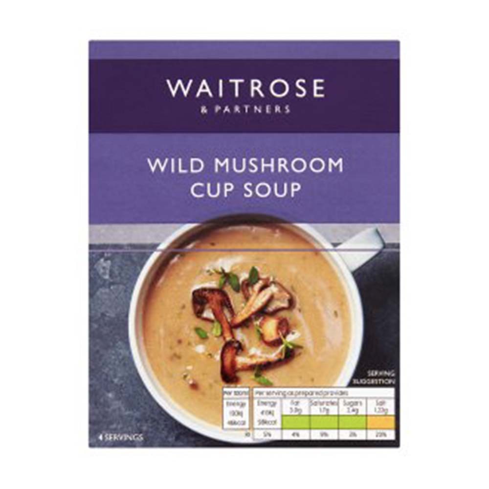 WAITROSE Rich & Earthy Wild Mushroom Cup Soup 24g GO DELIVERY