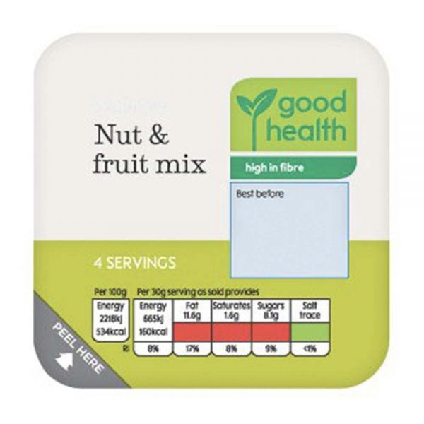 WAITROSE Fruit & Nut Mix 120g GO DELIVERY