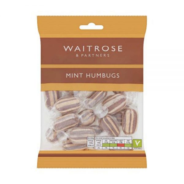 WAITROSE Mint Humbugs 200g GO DELIVERY