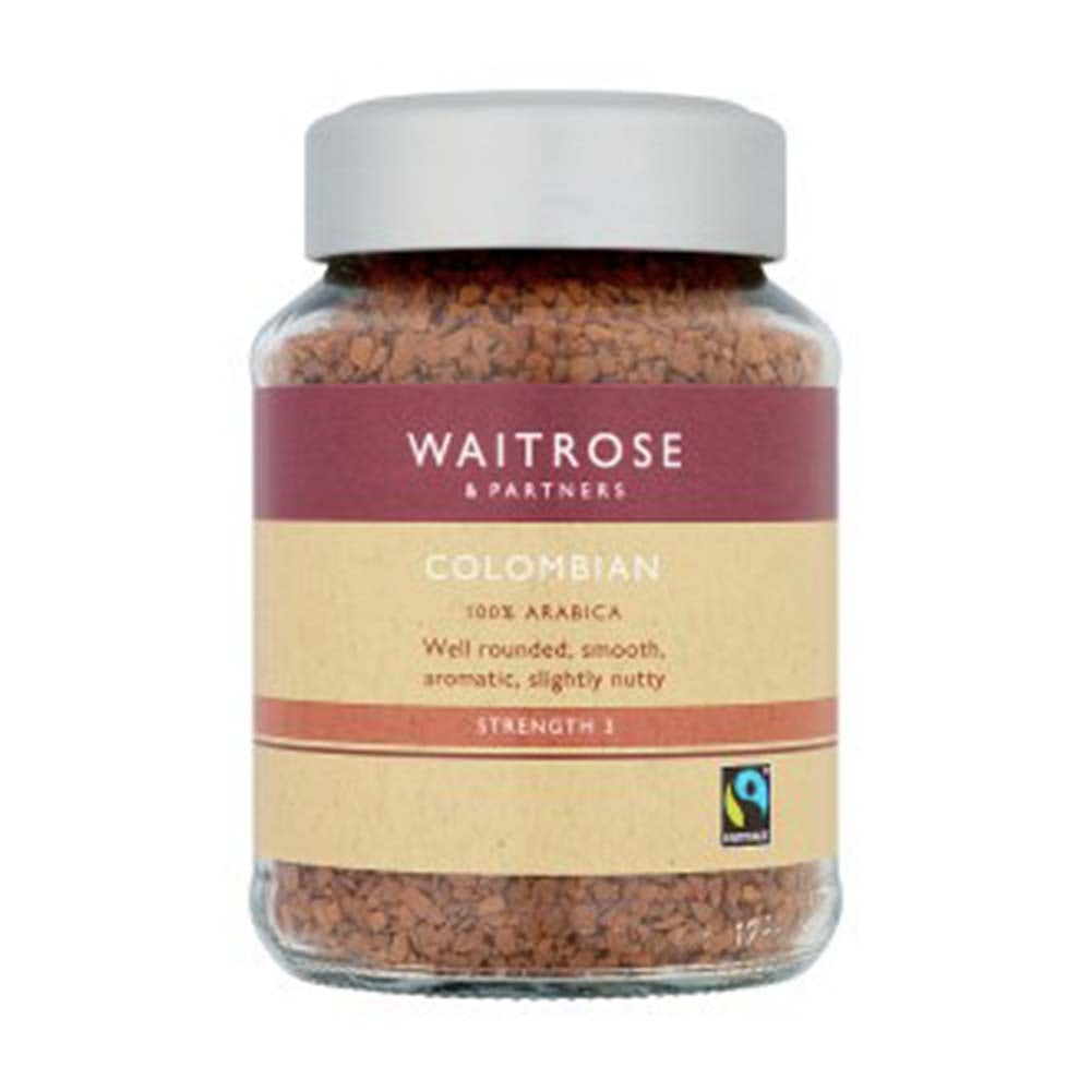 WAITROSE Waitrose Colombian Instant Coffee 100g GO DELIVERY