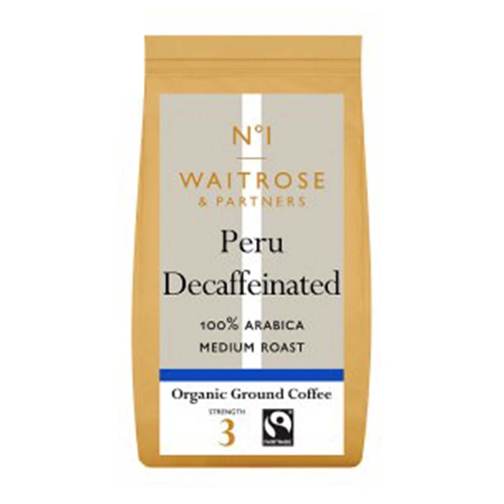 WAITROSE No.1 Peru Decaffeinated Ground Coffee 227g GO DELIVERY