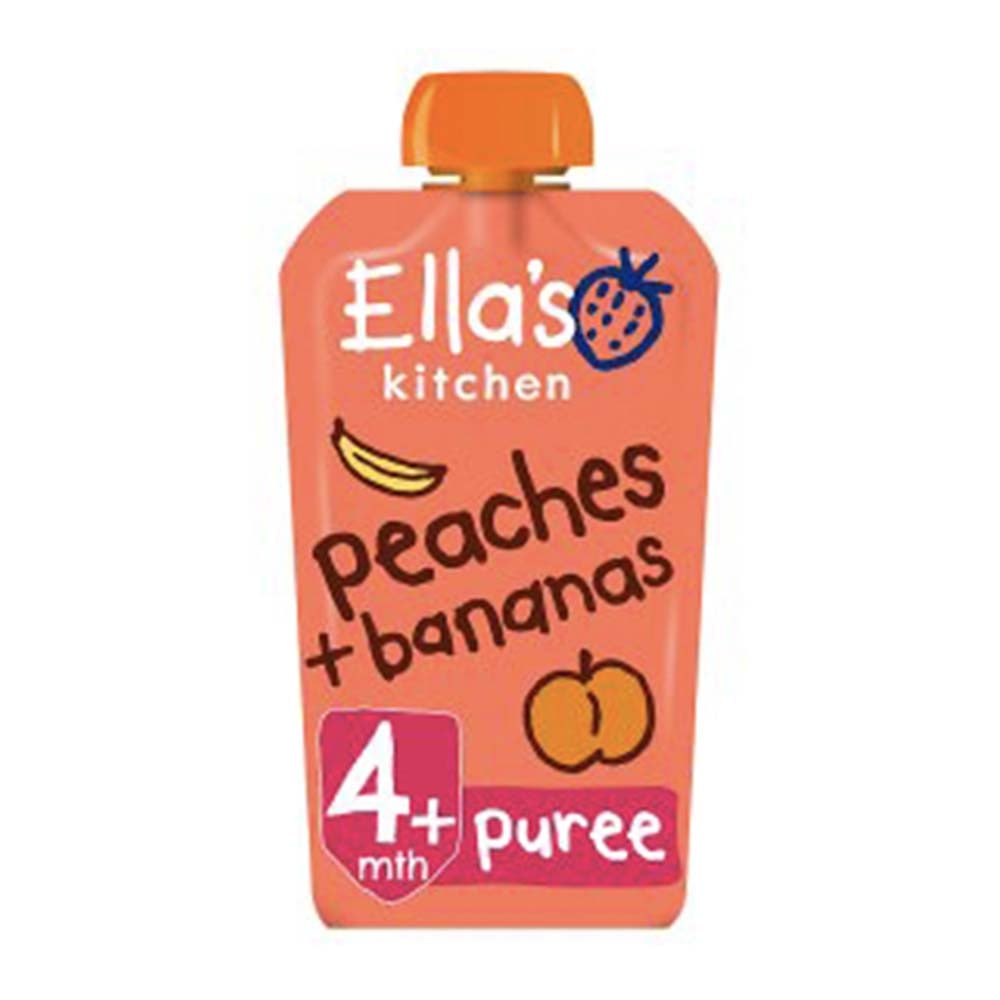 ELLA'S KITCHEN Peaches + Bananas 120g GO DELIVERY