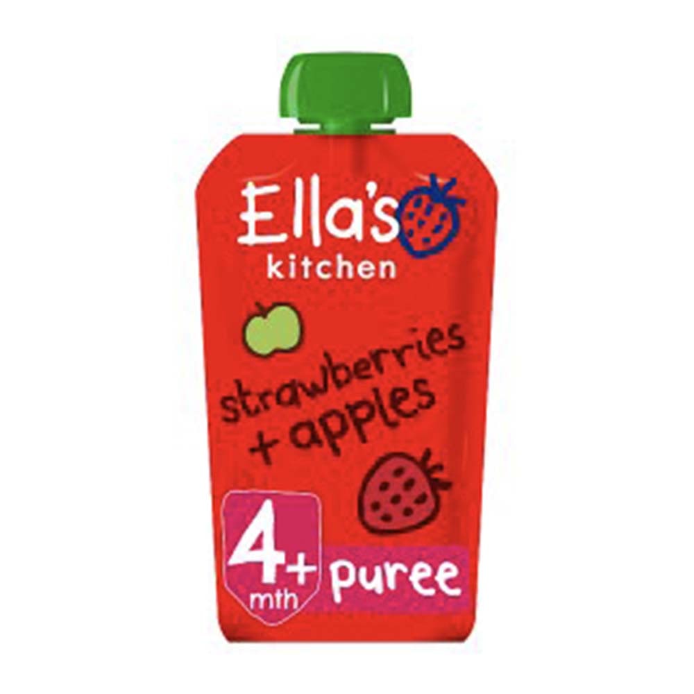 ELLA'S KITCHEN Strawberries + Apple 120g GO DELIVERY