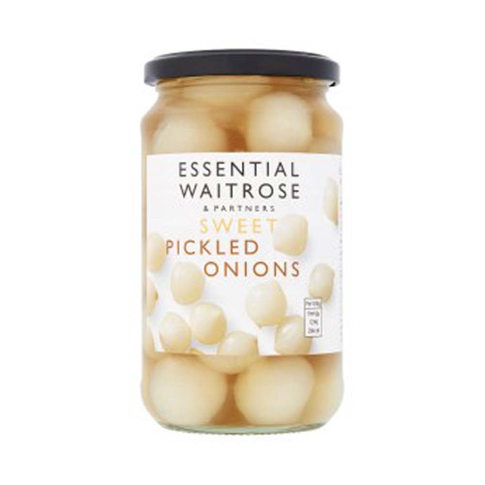 WAITROSE Essential Sweet Pickled Onions 440g GO DELIVERY