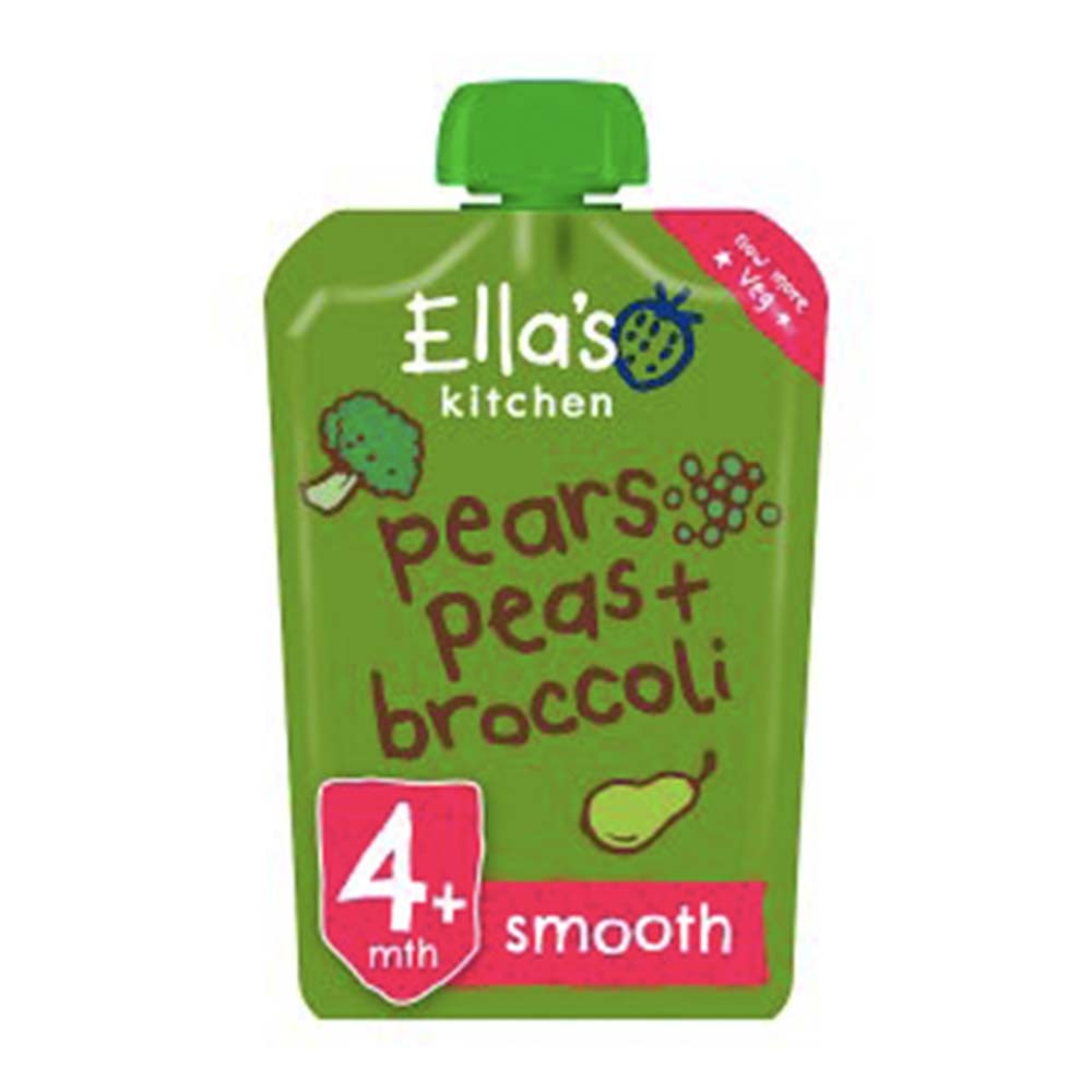 ELLA'S KITCHEN Broccoli Pear + Peas 120g GO DELIVERY