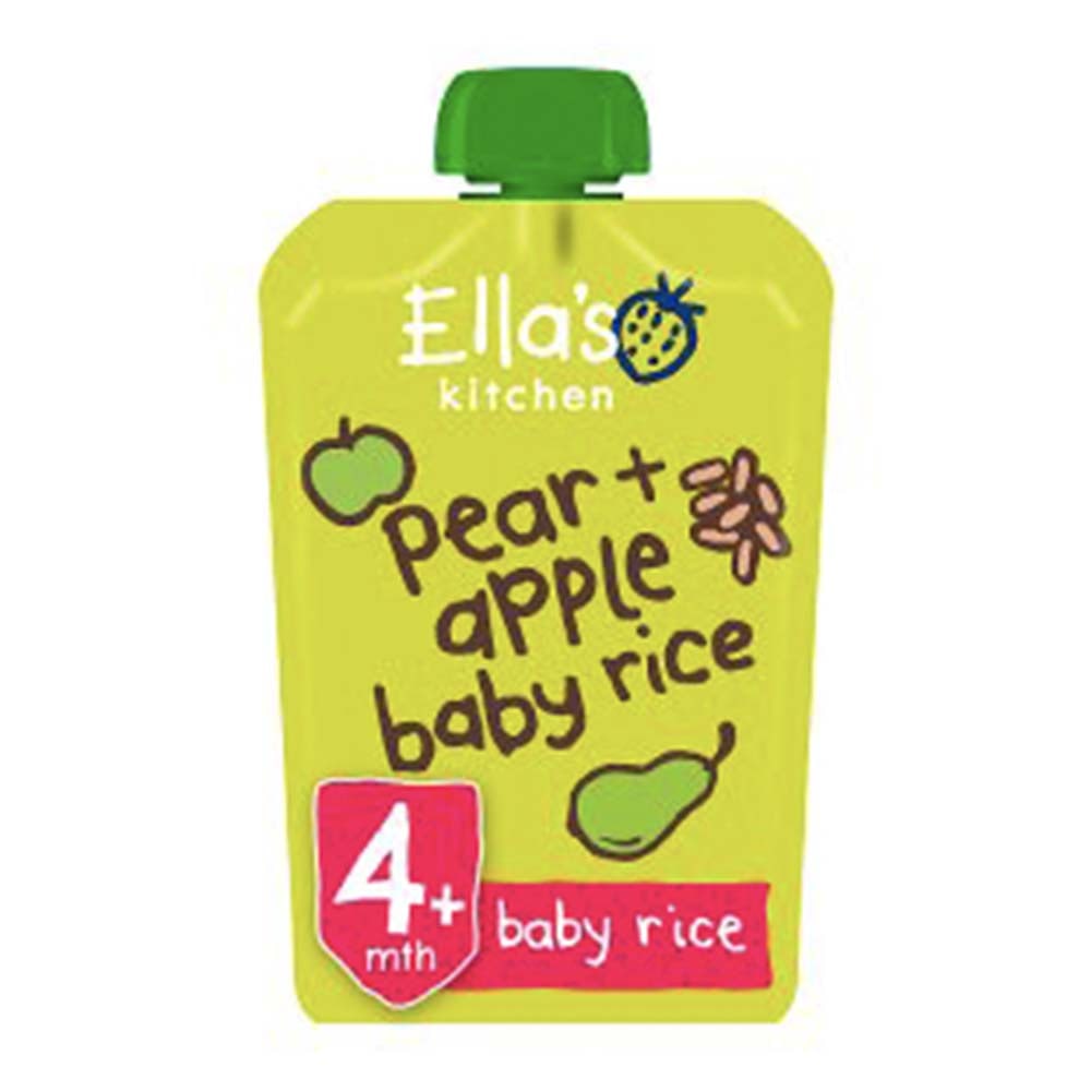 ELLA'S KITCHEN Pears Apples + Baby Rice 120g GO DELIVERY