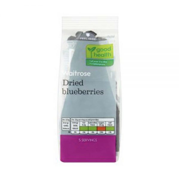 WAITROSE Dried Blueberries 150g GO DELIVERY