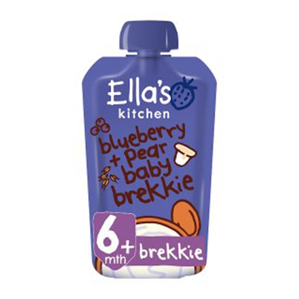 ELLA'S KITCHEN Baby Brekkie Blueberry 100g GO DELIVERY