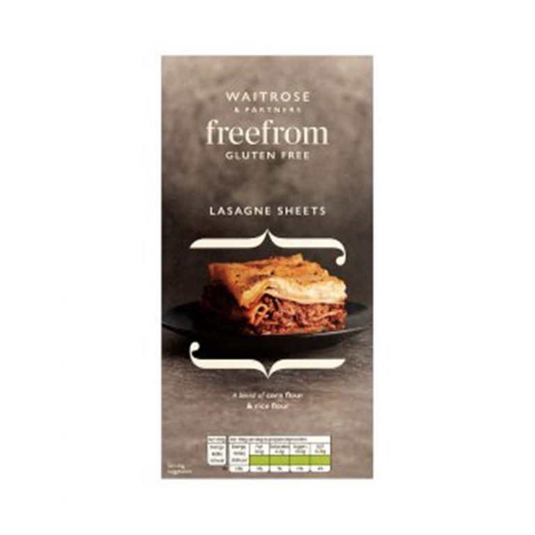 WAITROSE FreeFrom Gluten Free Lasagne Sheets 250g GO DELIVERY