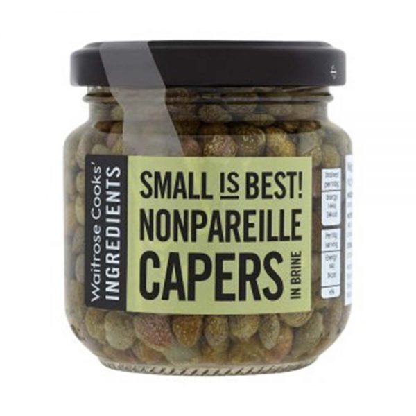 WAITROSE Cooks' Ingredients Nonpareille Capers in Brine 142g GO