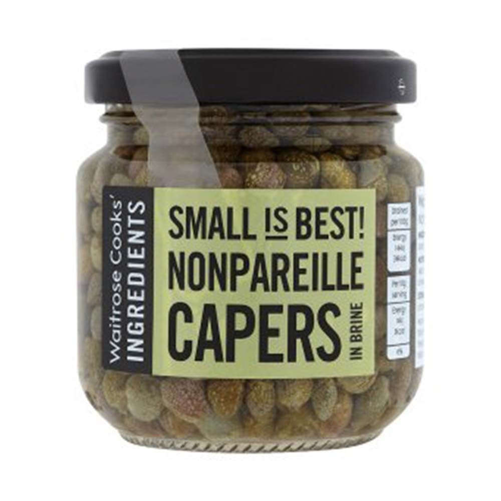 WAITROSE Cooks' Ingredients Nonpareille Capers in Brine 142g GO